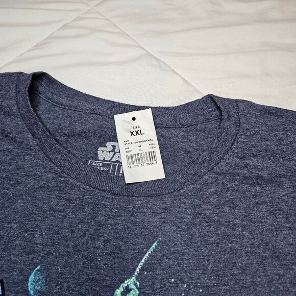Star Wars XXL Gray-Blue Short Sleeve Graphic T - Picture 5 of 7